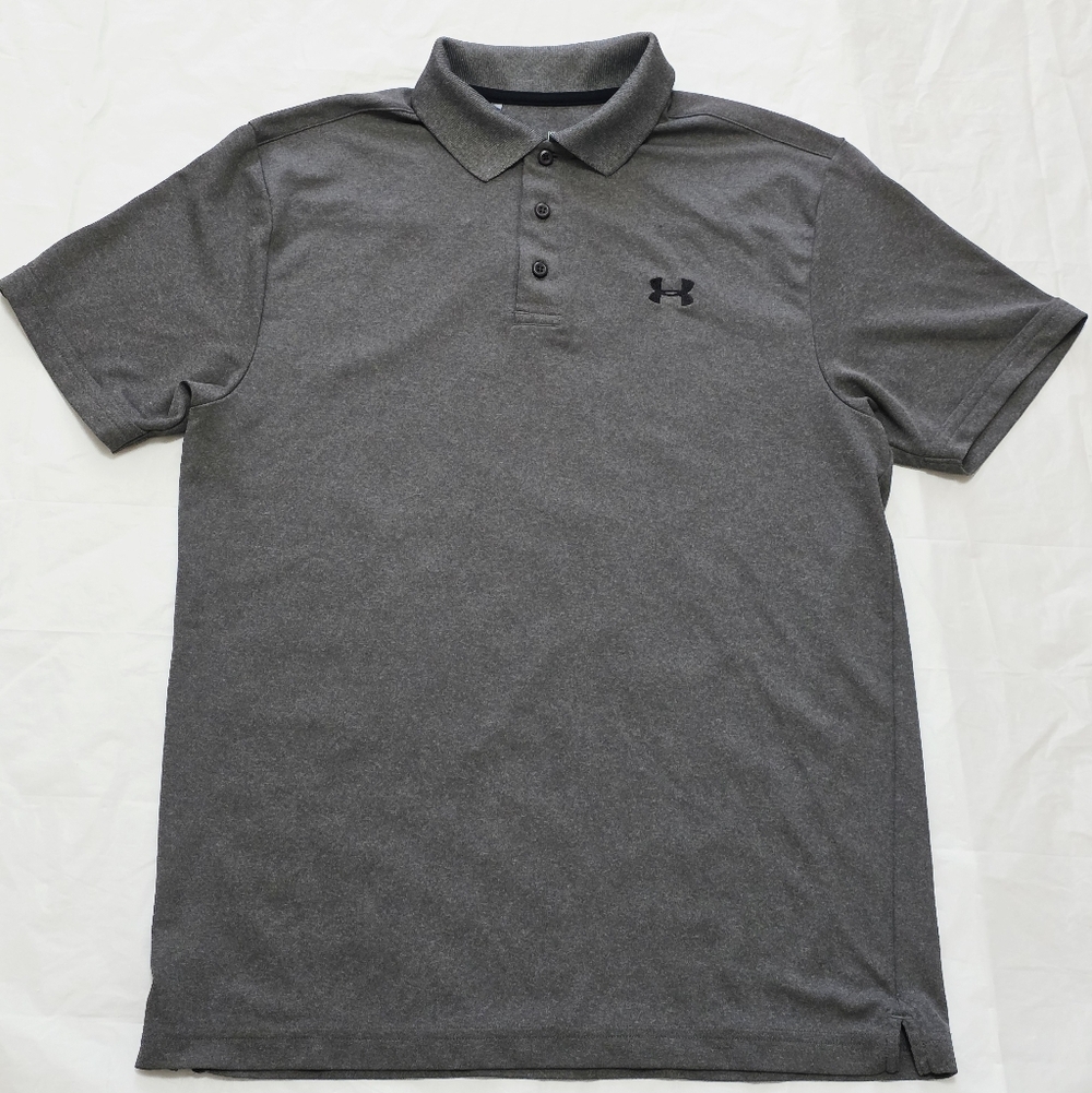 Under Armour Men's Charcoal Polo Shirt
